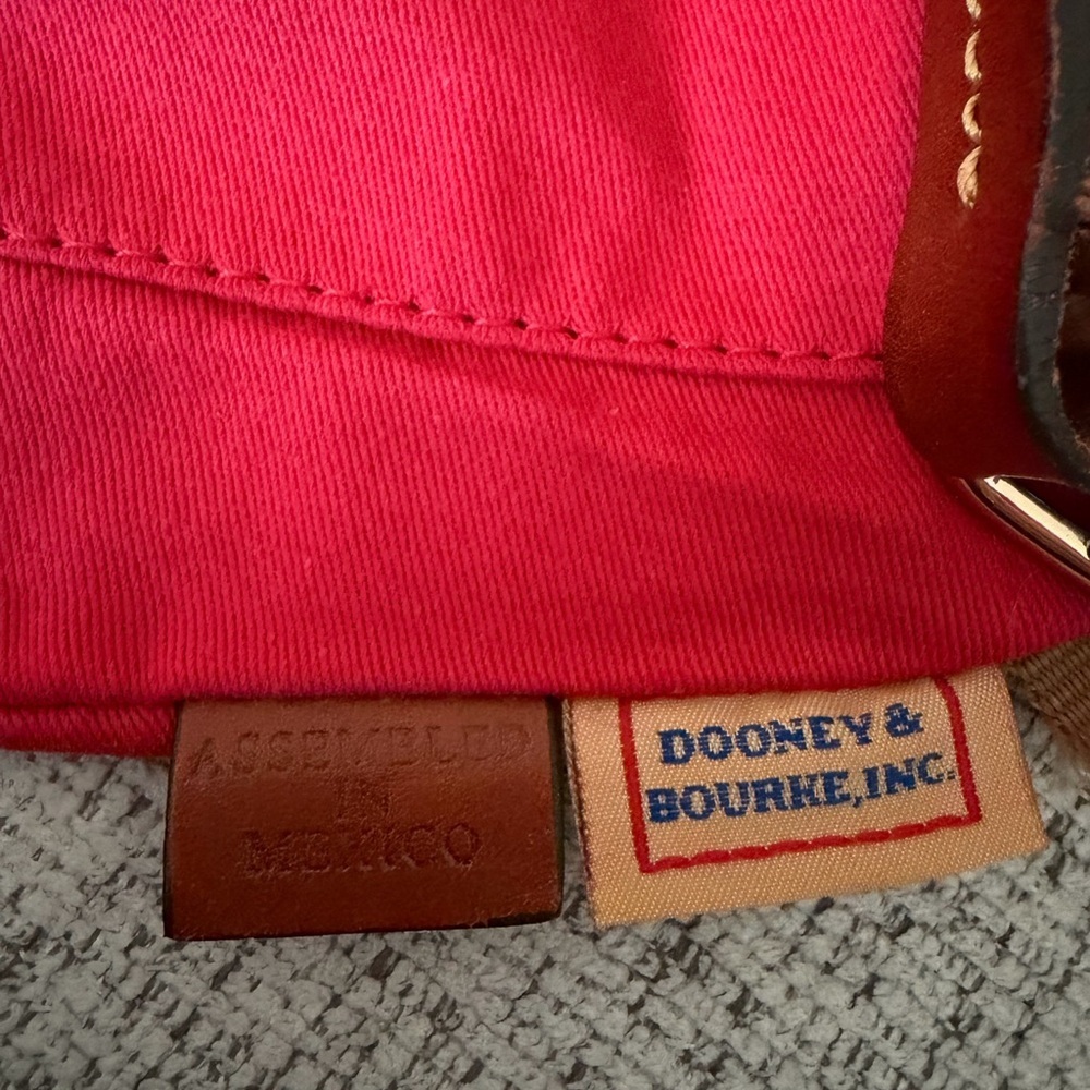 Dooney & Bourke Dark Blue Leather Crossbody Bag EUC 5x81/2 - Picture 12 of 14